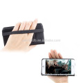 New arrival handheld card slots stand fashion elastic band leather cover for iphone 6/6s